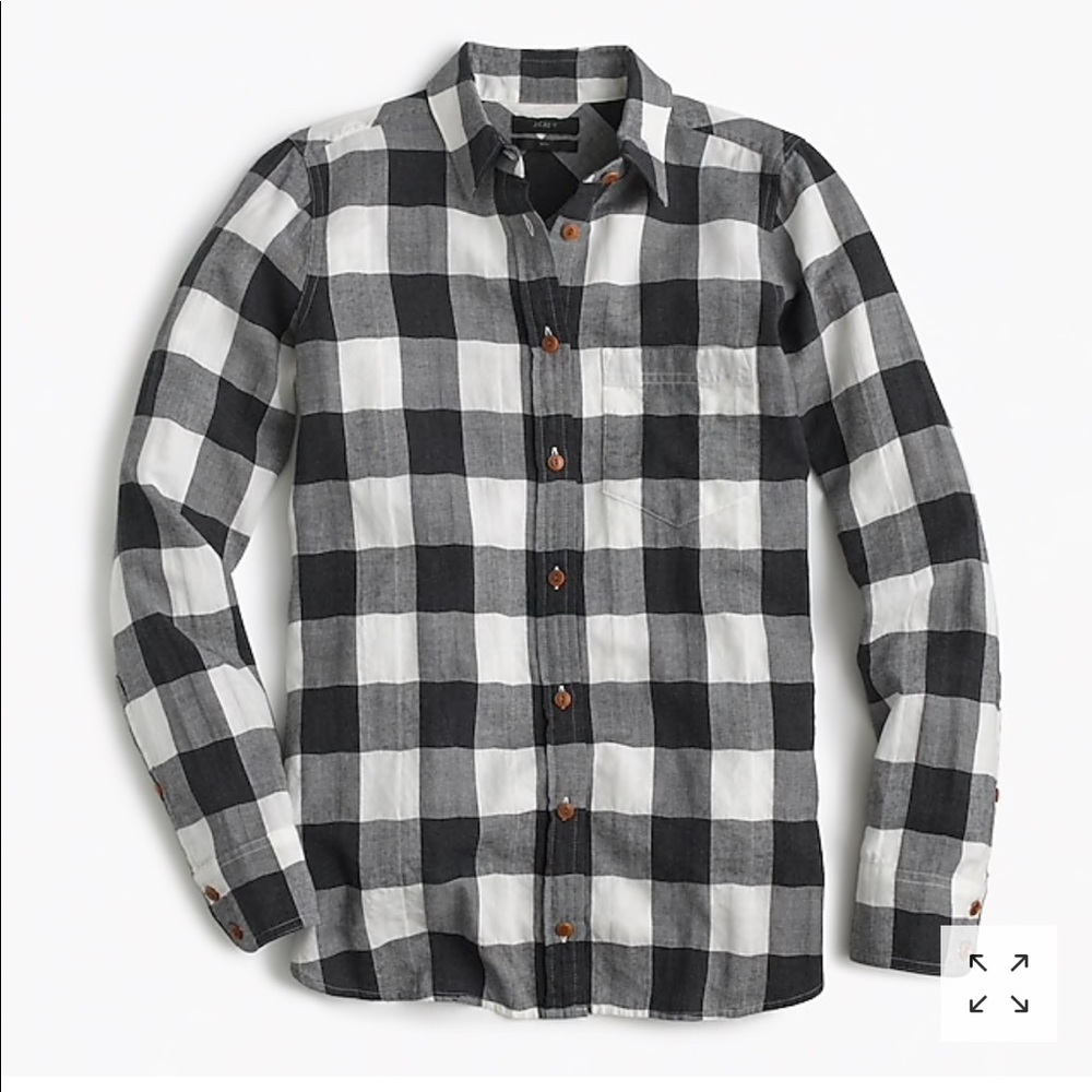 J.Crew Women’s Plaid Boy Shirt Size 2